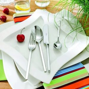 ❌SOLD❌ Villeroy & Boch New Wave 60-piece flatware set with serving set